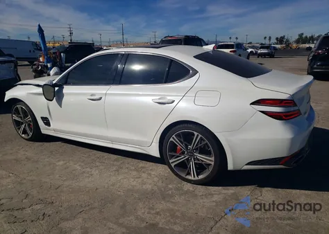 2025 Genesis G70 Sport Advanced из США, поврежденный, VIN KMTG54SE7SU146537